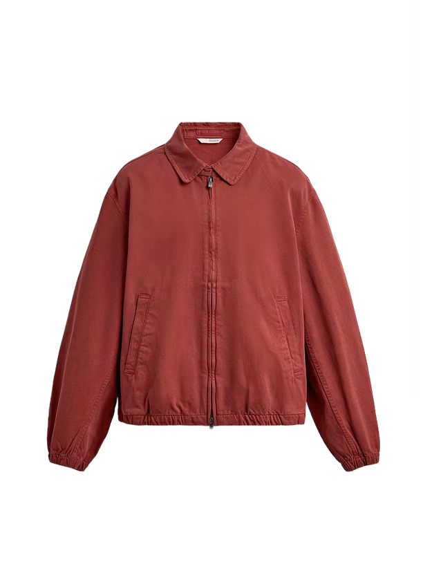Zara Куртка REGULAR FIT из выстиранного хлопка