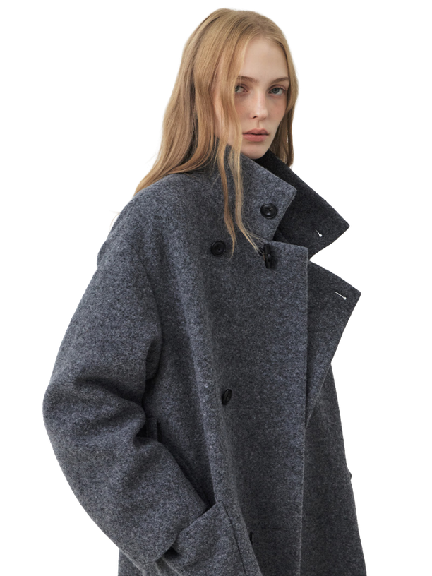 Citybreeze Пальто WOOL HIGH-NECK