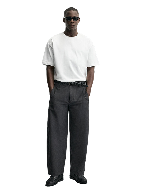 Zara Базовая футболка HEAVYWEIGHT