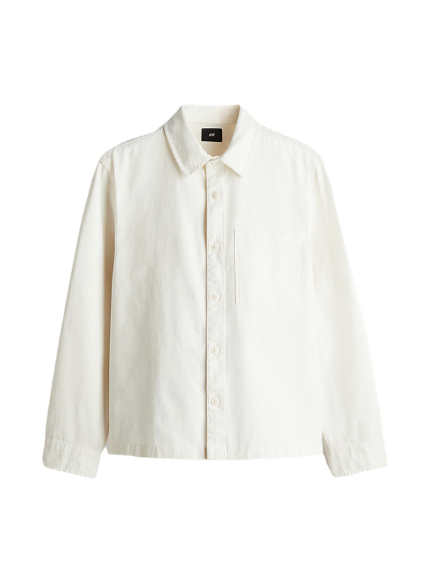H&M Куртка Regular Fit Cotton Twill Overshirt