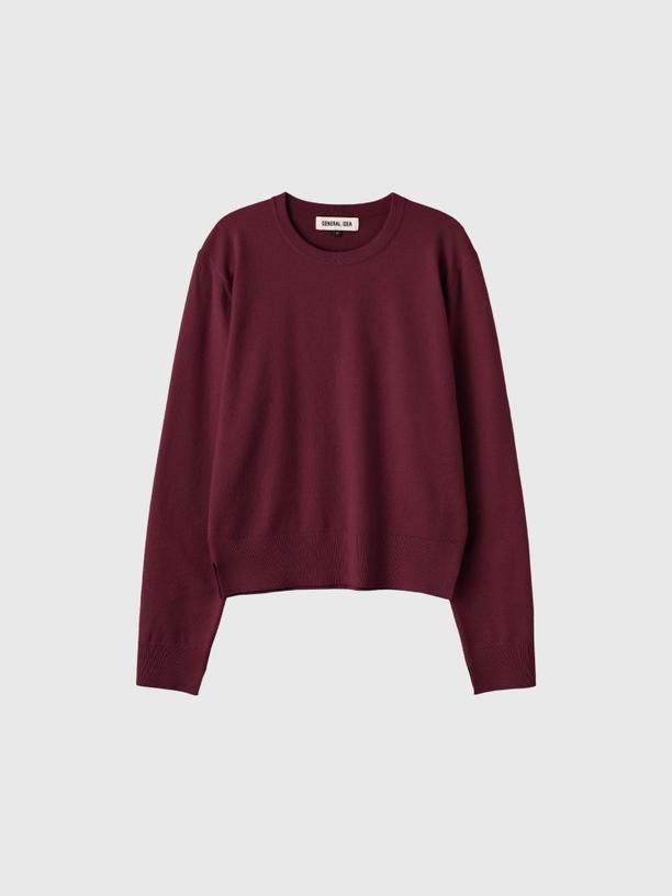 General Idea woman relaxed essential crew neck pullover
