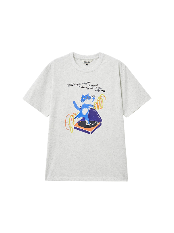 General Idea Футболка Dancing cat Over Fit