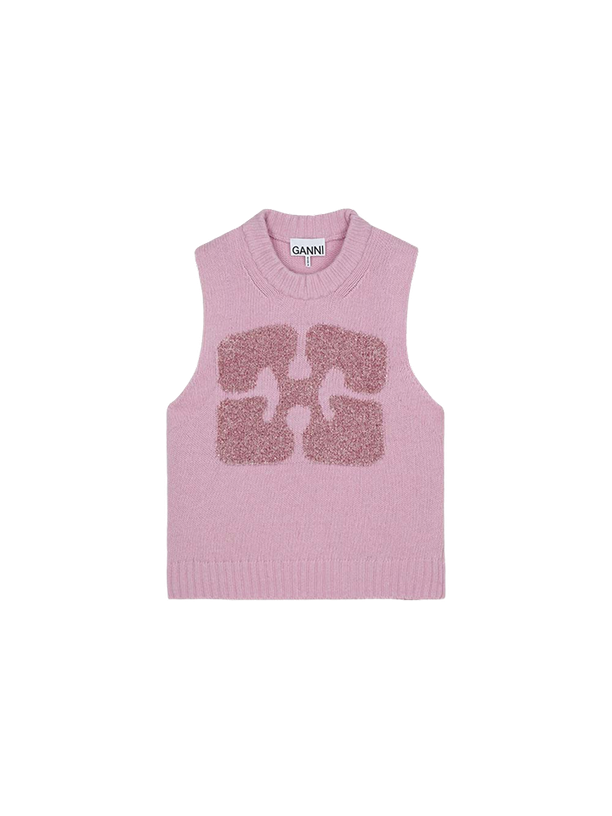 Ganni  Жилет Graphic Wool