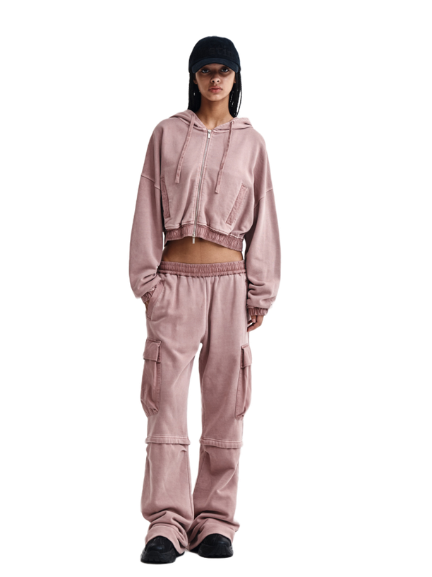 Matin Kim Джоггеры PIGMENT DYED CARGO PINK