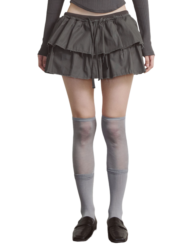 Etre Au Sommet Damage Cancan Mini Skirt Pants