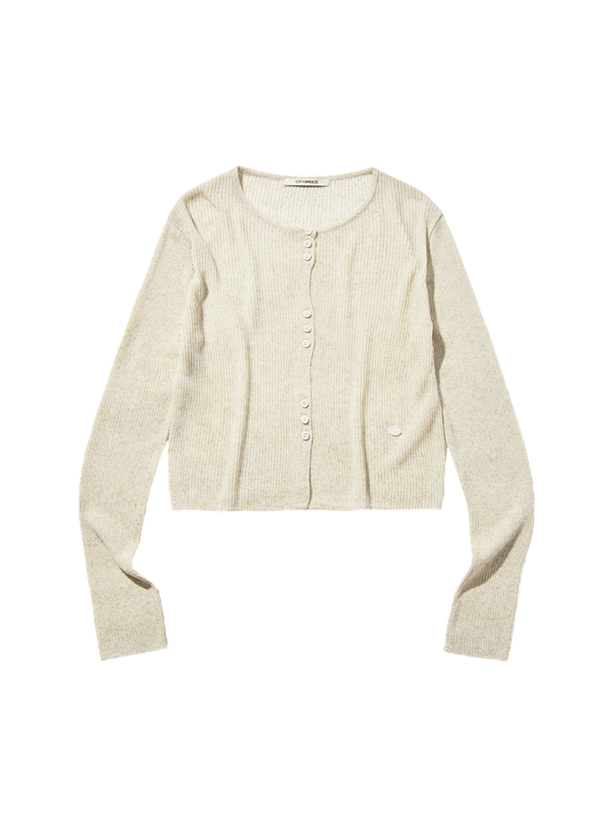 Citybreeze Кардиган Linen round neck