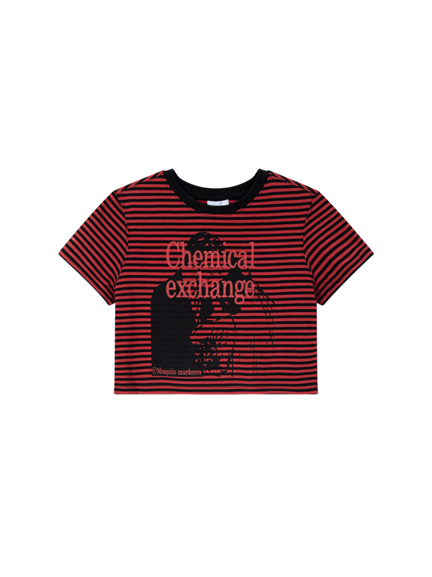 Mosquito Murderers Chemical exchange CROP TOP (Red/Black)