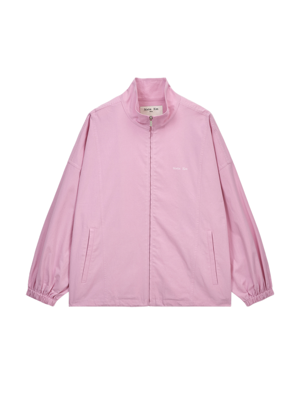 Matin Kim Куртка BACK LOGO HIGH NECK PINK