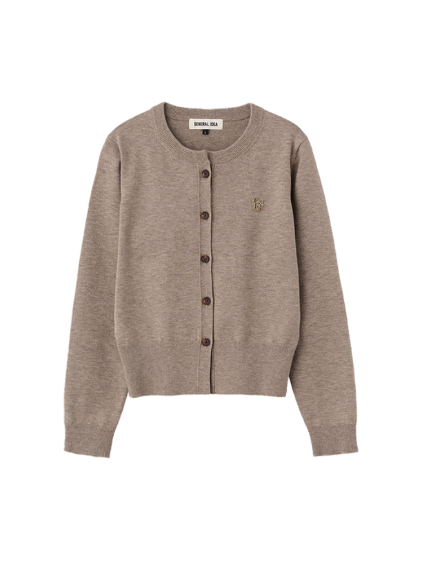 General Idea essential crew neck cardigan